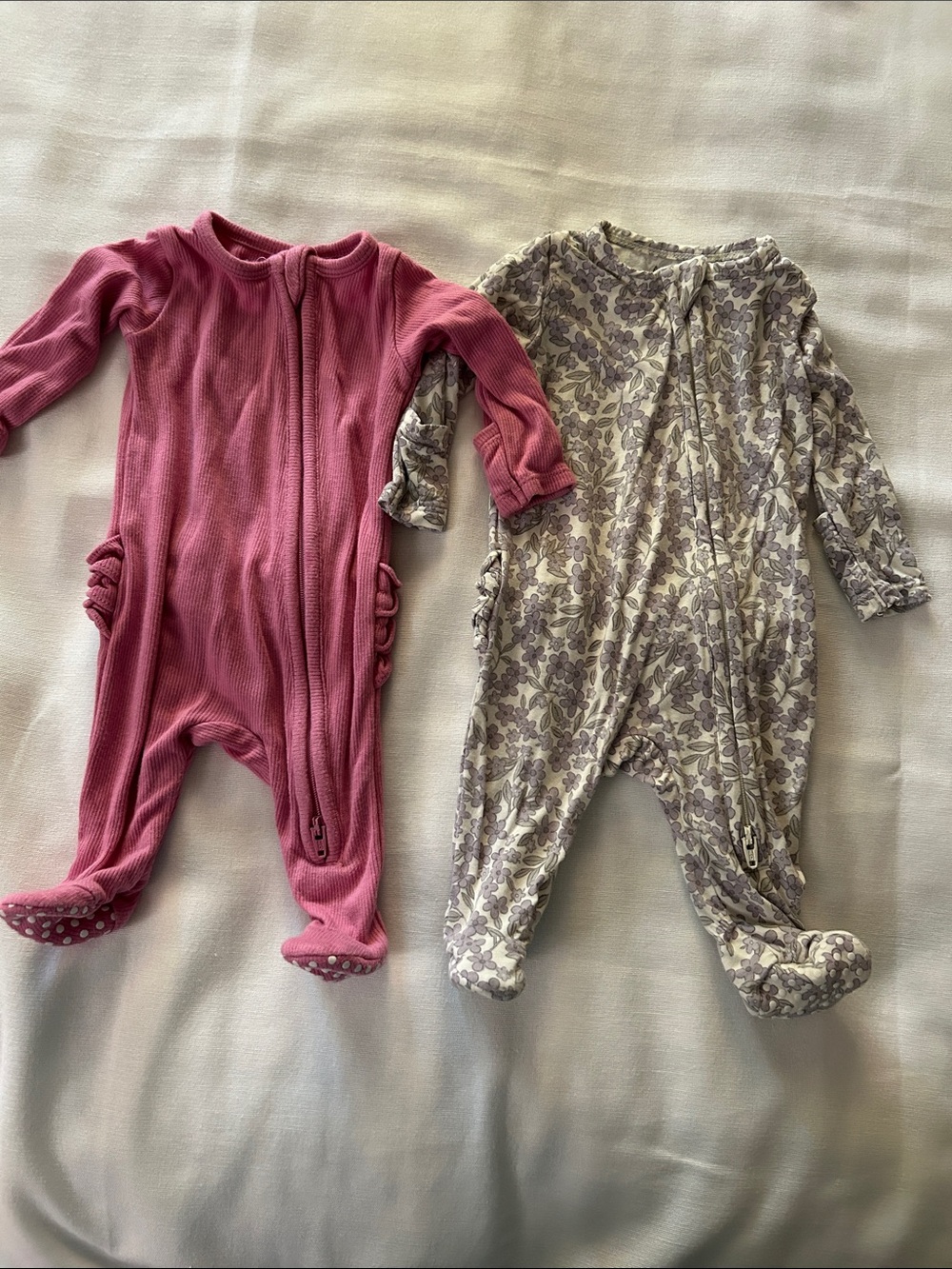Angel Dear Newborn zippered pajamas